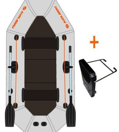 Čln Kolibri K-260 TP Pevná podlaha + držiak motora