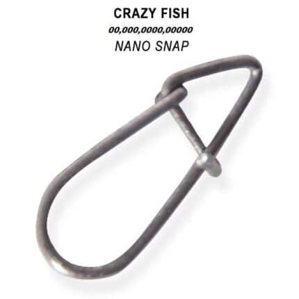Karabínky Crazy Fish Nano Snap