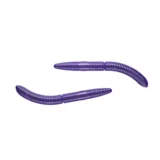 Libra-Lures-Fatty-D-Worm-020-PURLE-WITH-GLITTER