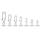 Karabinky Dragon Spinn lock veľkosti