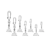 Karabínka s obratlíkom Dragon Spinn Lock Veľkosti