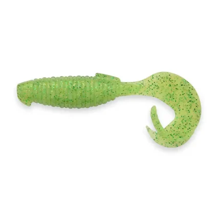 Keitech Flapper Grub 4” - 424S Lime Chartreuse