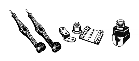 Ovládanie a príslušenstvo k držiakom sondy